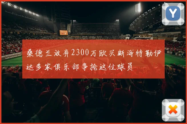 桑德兰放弃2300万欧买断海特勒伊达多家俱乐部争抢这位球员